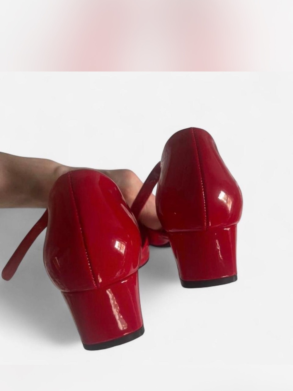Contigo Red Square-Toe Mary Jane Heels - Women - Picture 3 of 5